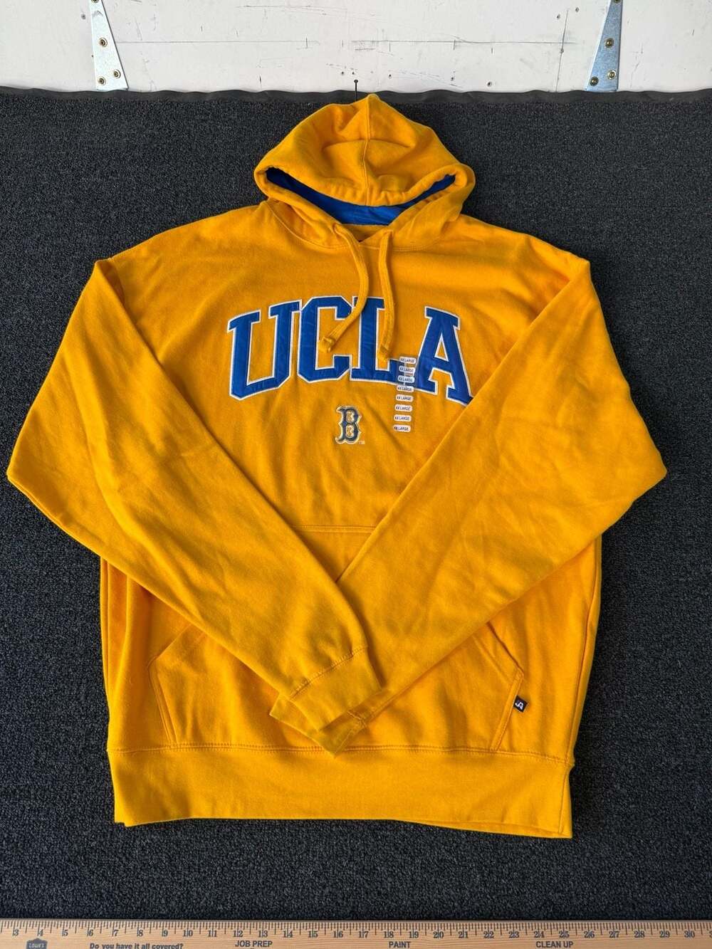 Colosseum UCLA Bruins Gold Fleece Pullover Hoodie